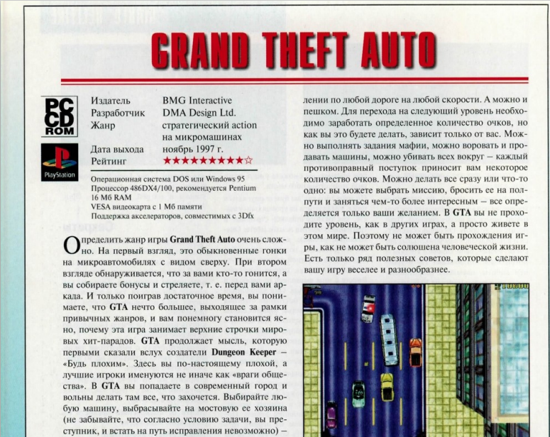 Grand Theft Auto - Strategic Action on micromachines - My, Gta, , gambling addiction, Retro Games, Classic, Genres