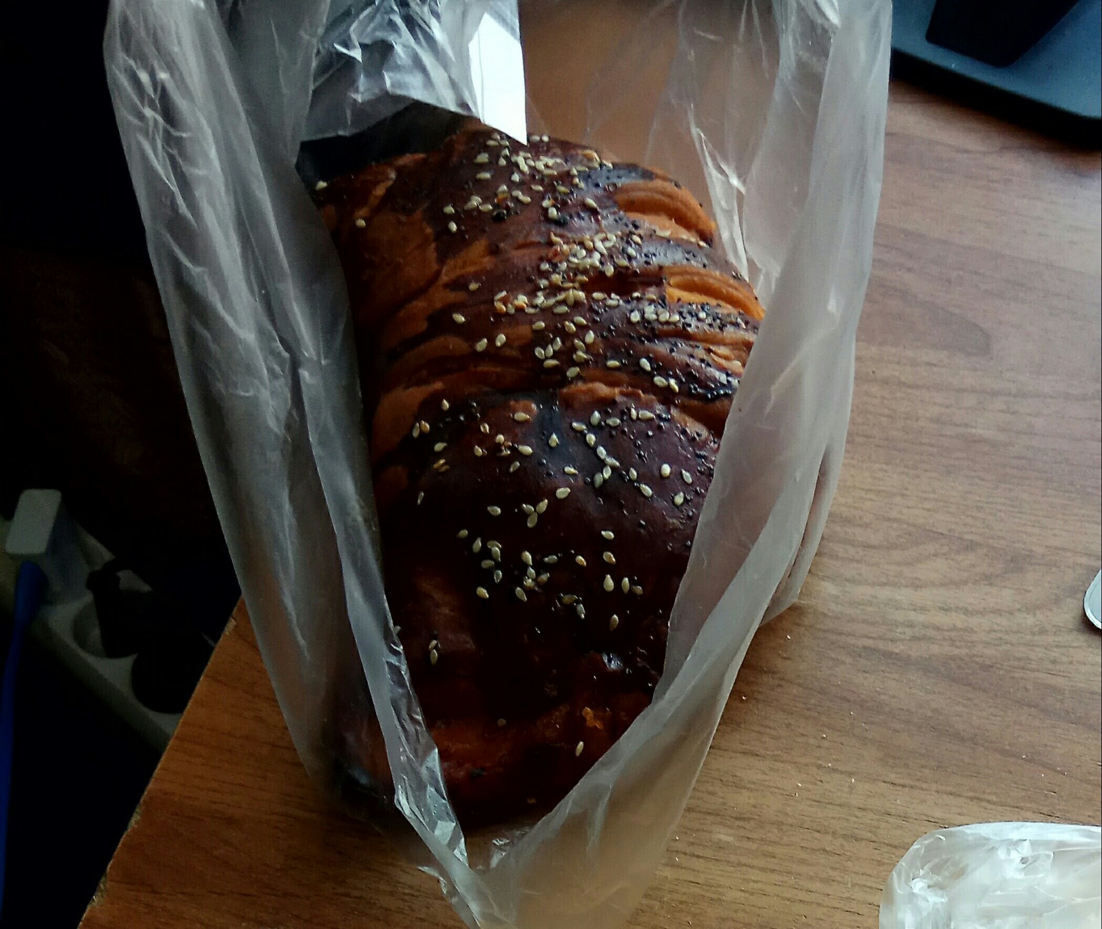 Croissant with raspberries - My, Croissants, Filling, Generosity