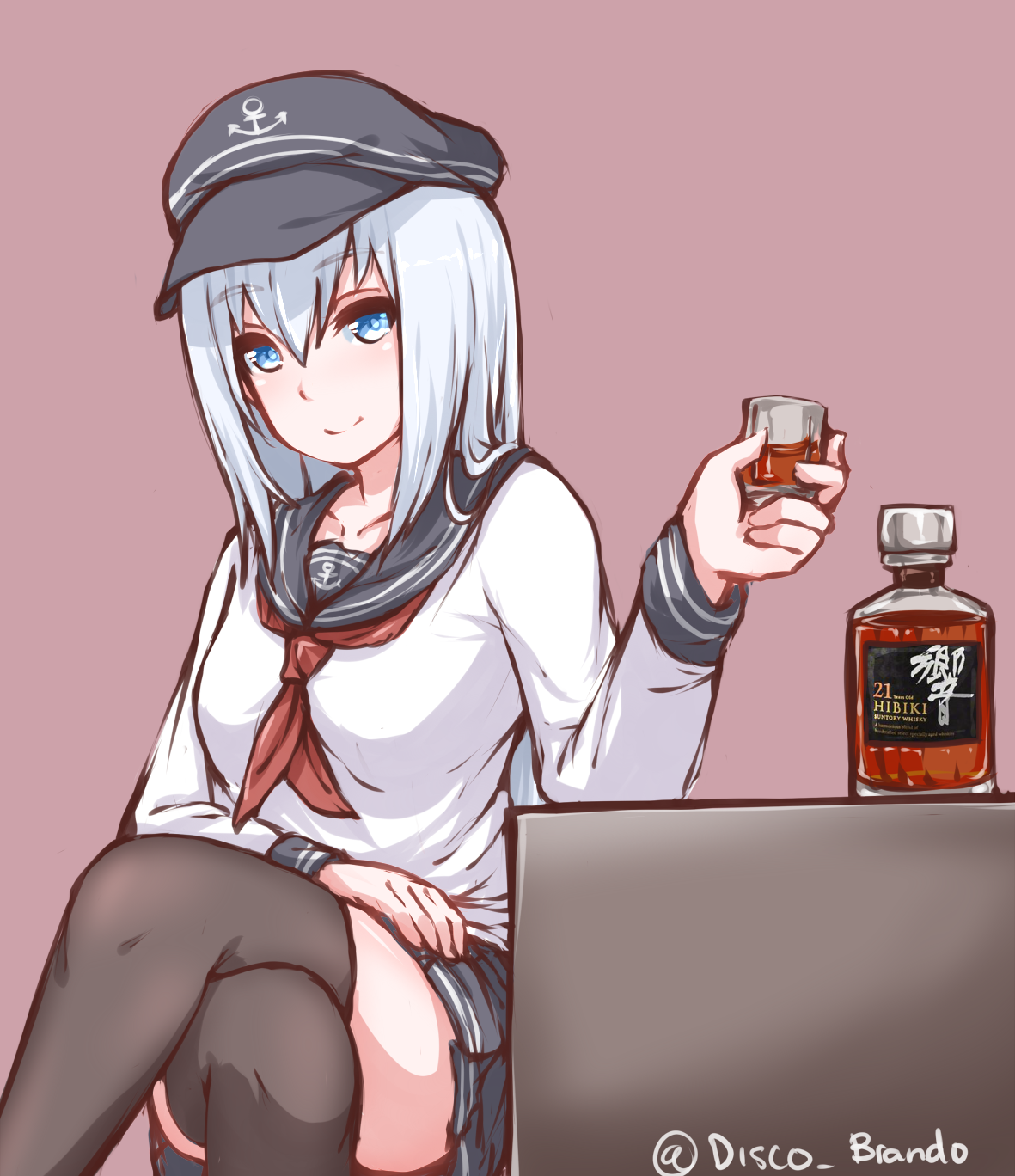 Hibiki - Kantai Collection, Hibiki, Anime Art, Аниме, Soviet Kanmusu