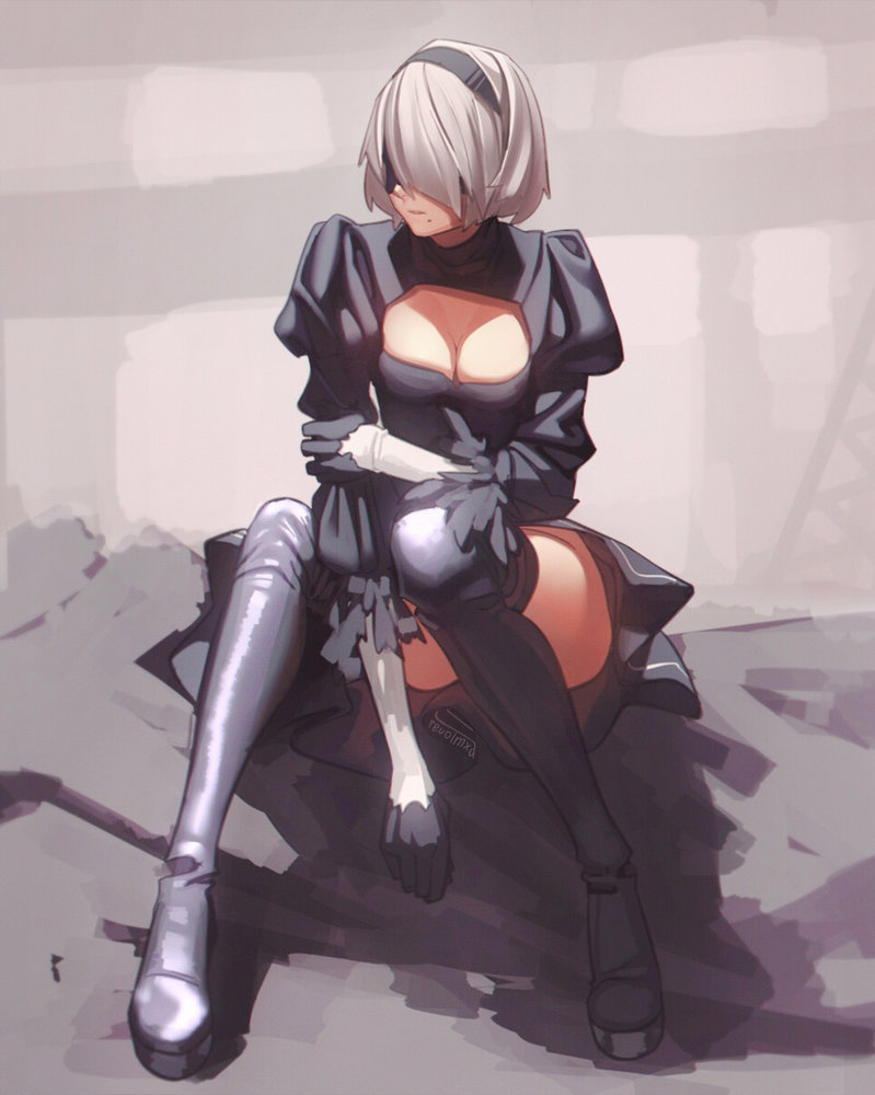 Stuff by revolmxd - Art, Girls, A selection, Games, NIER Automata, League of legends, Dishonored, Longpost, Revolmxd Abby