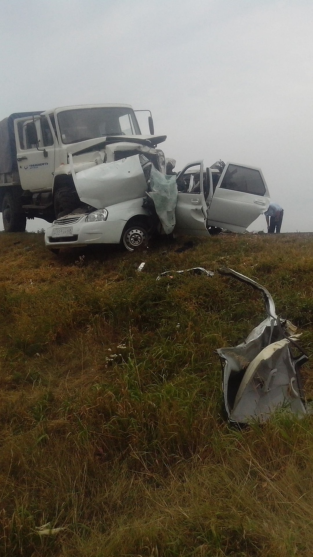 accident in Tambov. - Crash, Tambov, Road accident, , Track, Longpost, Negative