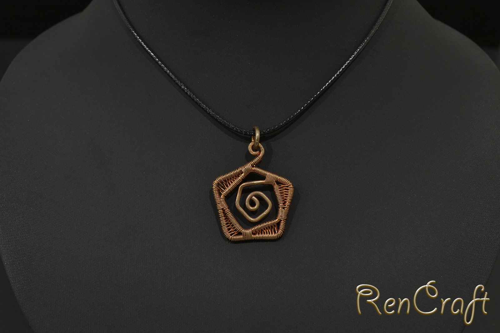 Copper pendants - My, Needlework without process, Chain mail jewelry, Handmade, Chainmaille, Copper jewelry, Wire wrap