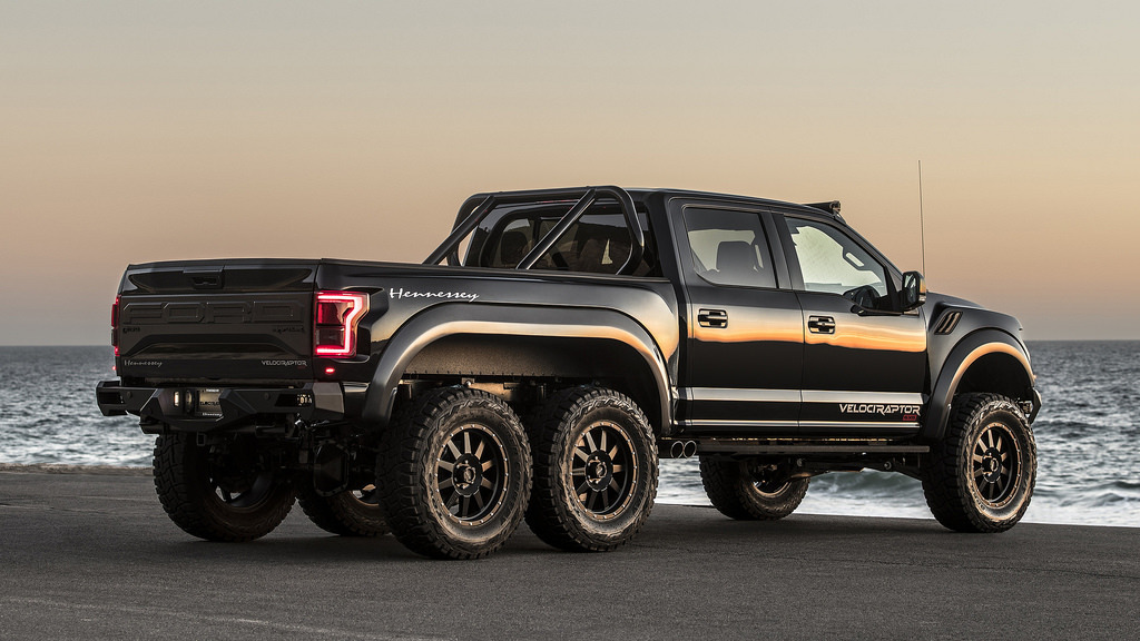 Hennessey VelociRaptor 6x6 (шестиколесная версия Ford Raptor от тюнинг-ателье Hennessey) - Ford raptor, Hennessey, Пикап, Вездеход, Видео, Длиннопост