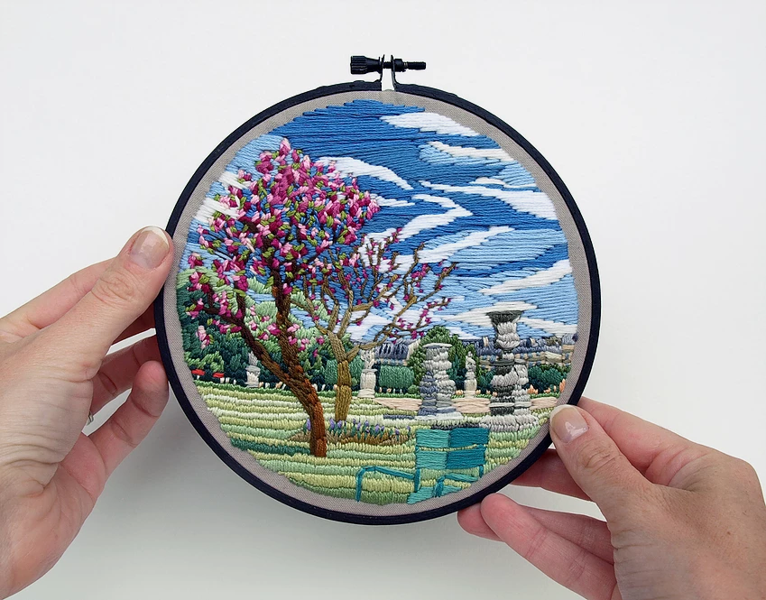 Some beautiful embroidery by Libby Williams - Embroidery, , , From the network, Longpost, Technics