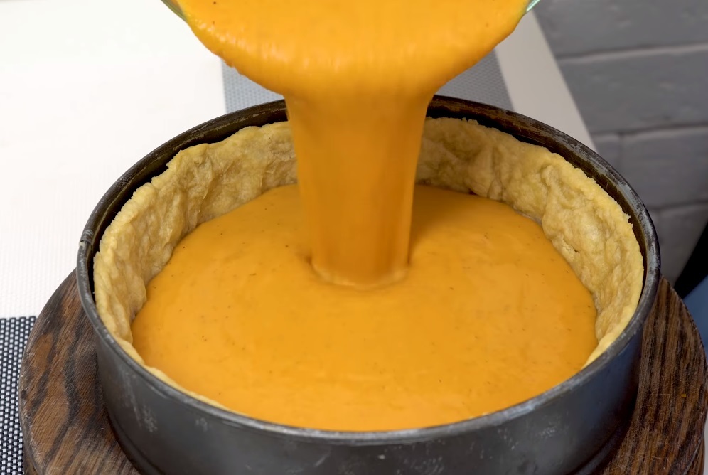 American pumpkin pie - My, Pie, Pumpkin, Pumpkin pie, Video, Recipe, Longpost