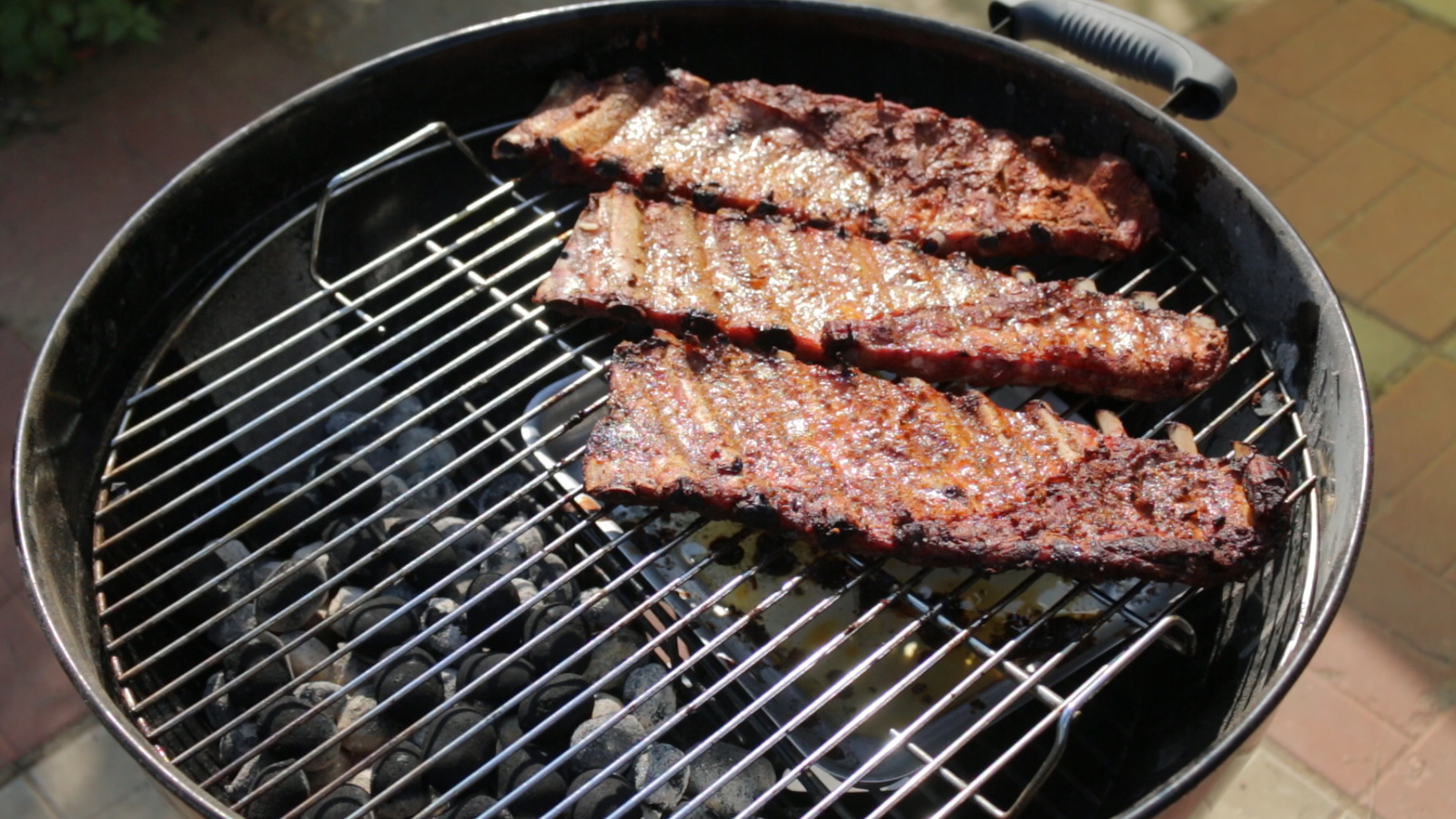 Grilled pork ribs - My, Food, Recipe, Edge, Ribs, Longpost, Video