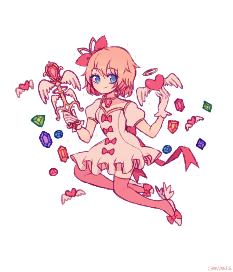 Madoki Magica - Mahou Shoujo Madoka Magica, Doki Doki Literature Club, Crossover, Anime, Visual novel, Anime art, Not anime, Longpost