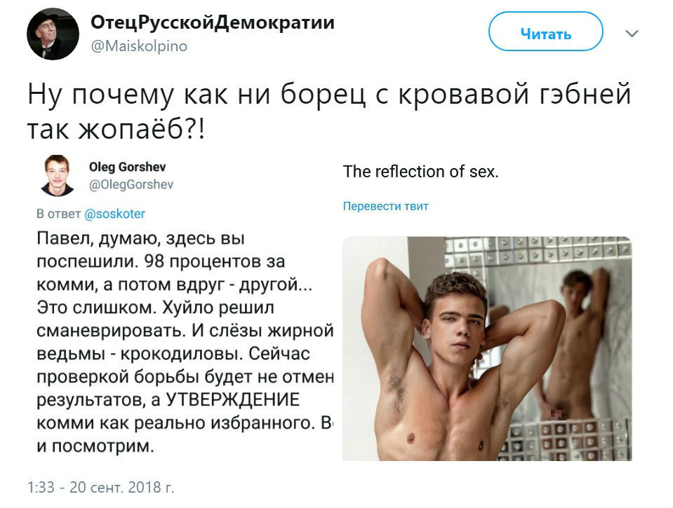 Another oppositionist - NSFW, Opposition, Twitter, Gays, Longpost