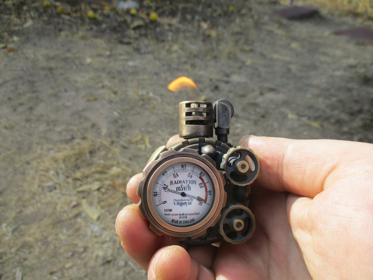 Another Steampunk Lighter Radiation - My, Longpost, Steampunk, Lighter