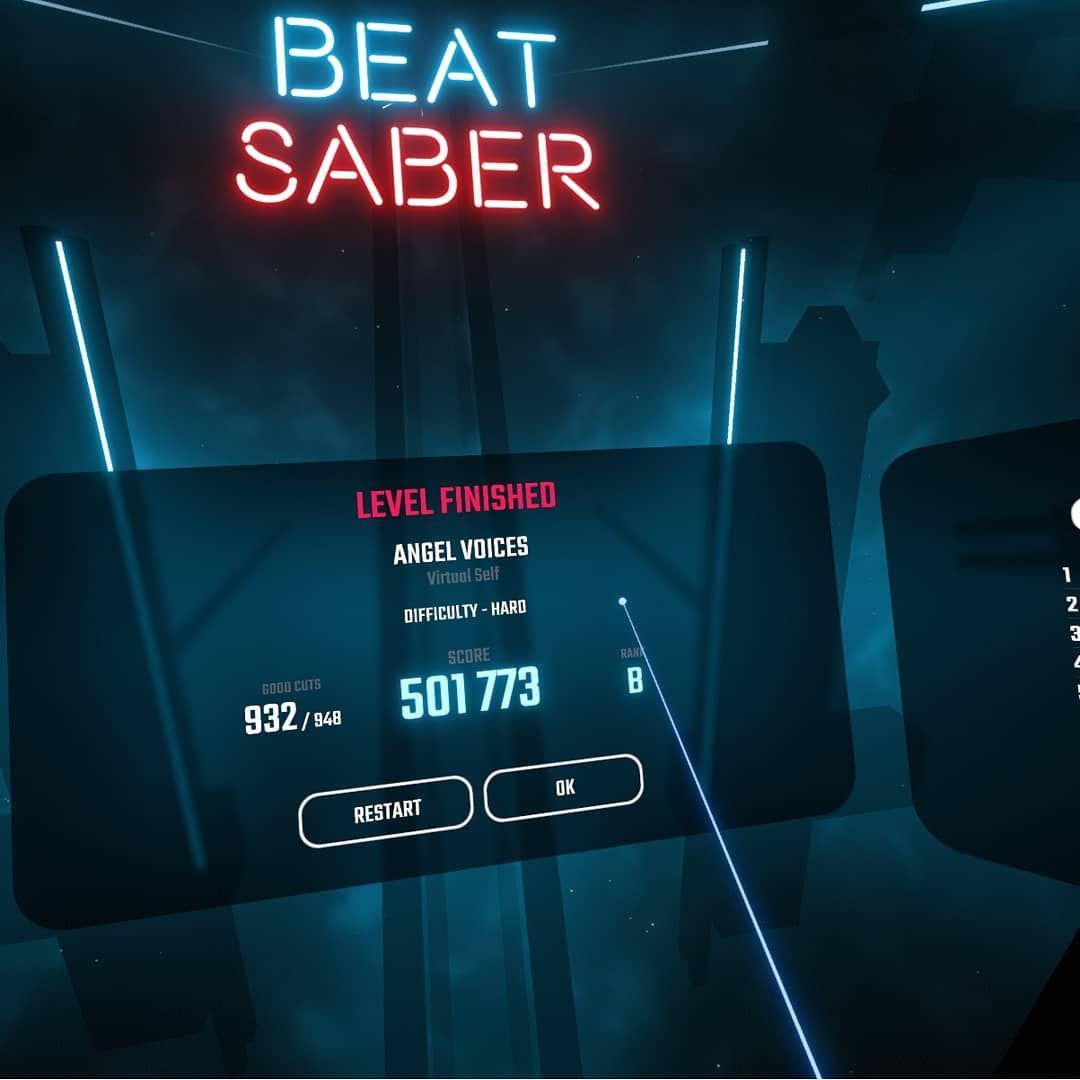 Тренировка в VR - Моё, Виртуальная реальность, Beatsaber, Похудение, Видео, Длиннопост, Beat Saber