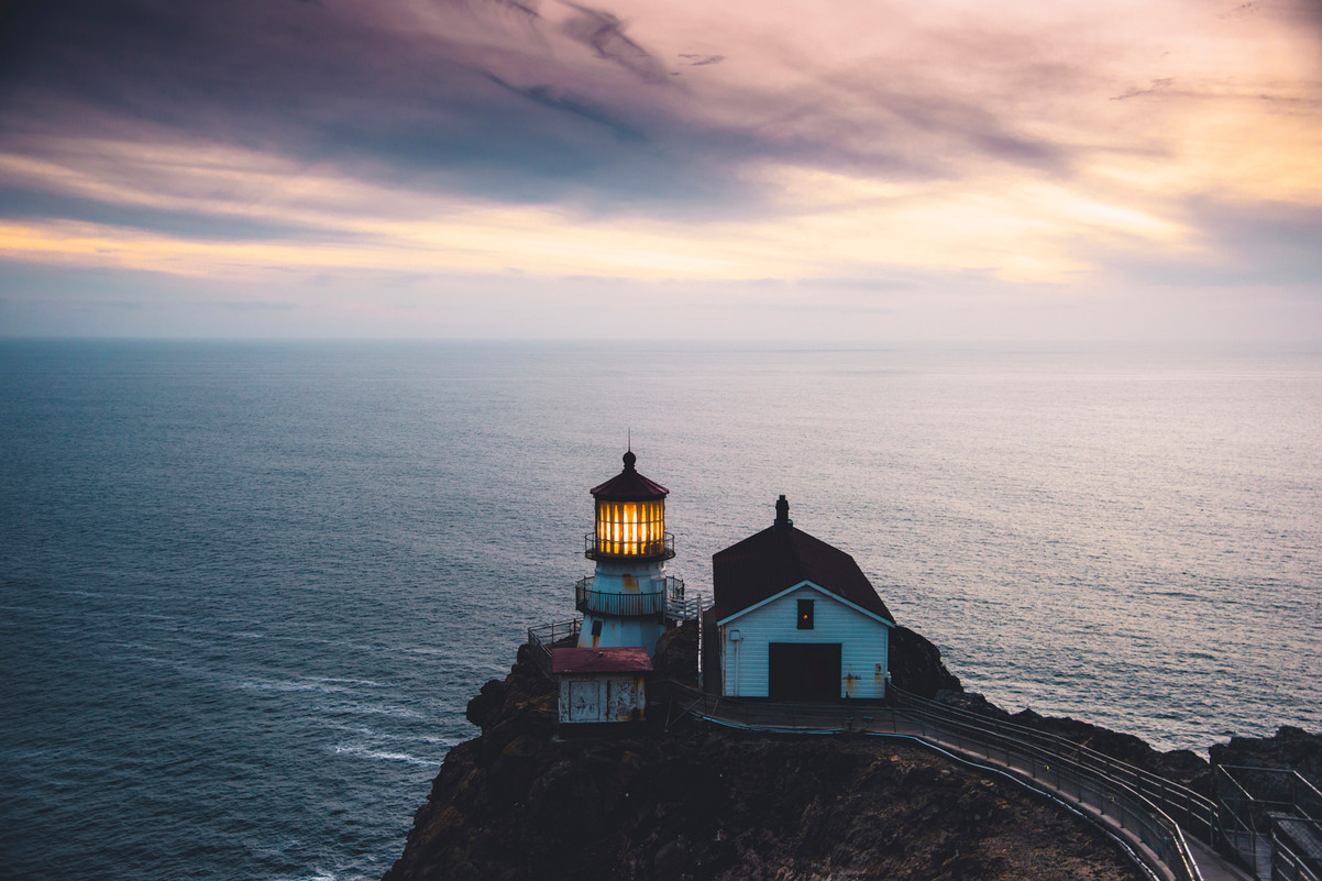 Point Reyes - California, USA, Lighthouse, View