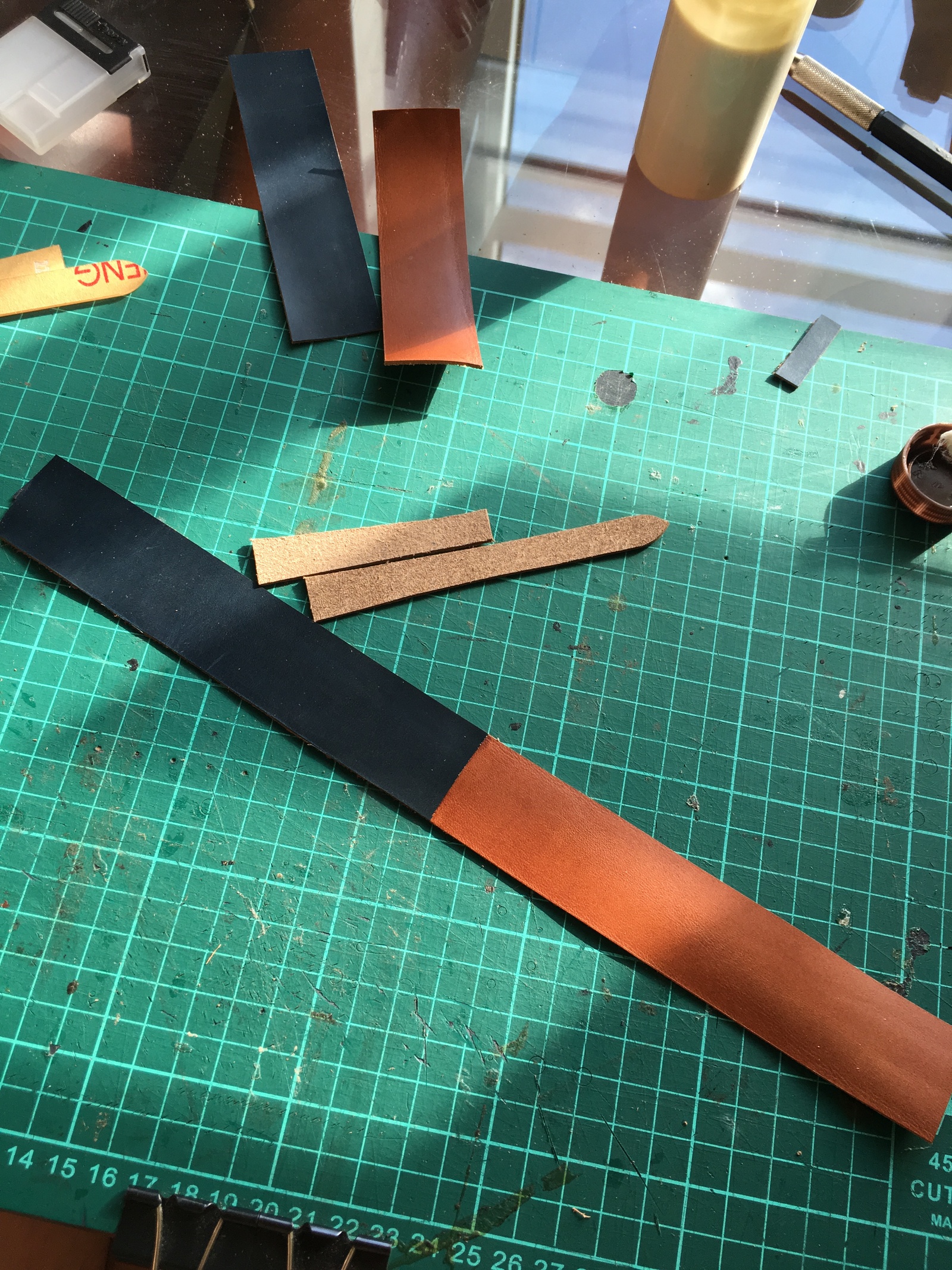 Master class: Making a watch strap 22/18. - My, Strap, Master Class, Longpost