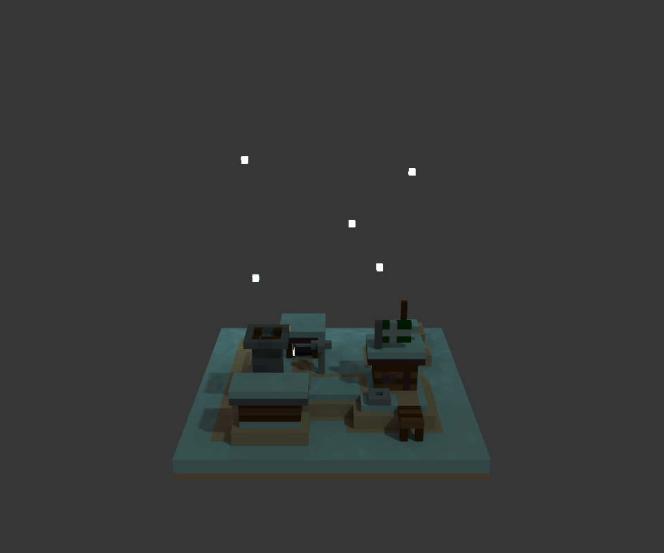 braver - My, Island, GIF, Magicavoxel, Digital drawing, Voxelking, Longpost