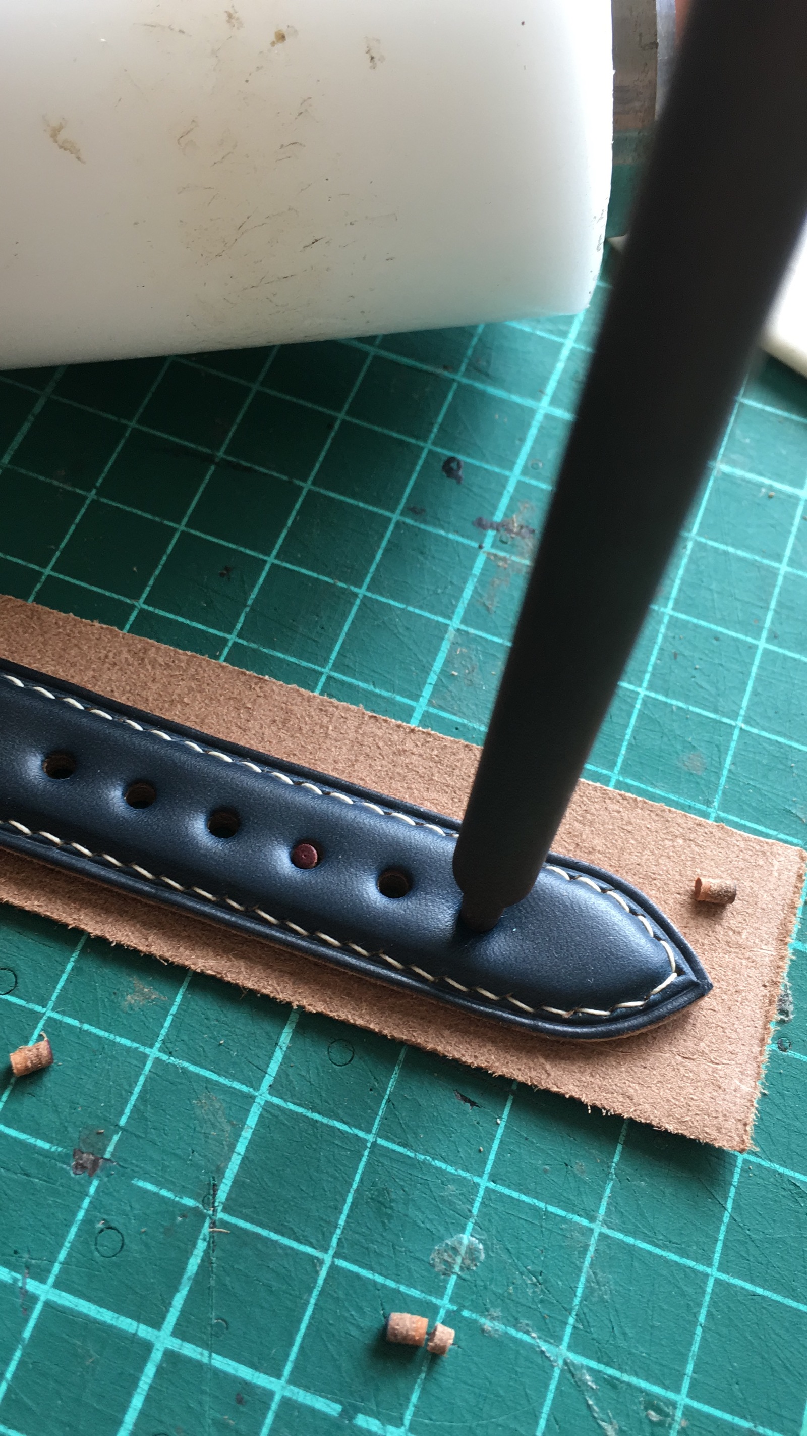 Master class: Making a watch strap 22/18. - My, Strap, Master Class, Longpost