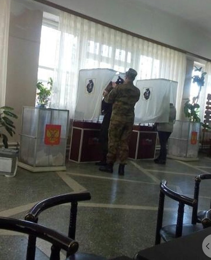 The military in Khabarovsk is forced to vote for United Russia. - Khabarovsk, Elections, Deputies