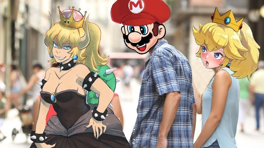 Princess Bowser - Mario, Bowser, Bowsette, Rule 63, Princess peach, Its a trap!