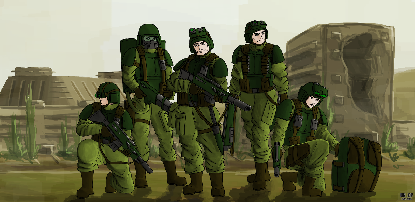 Самодельный полк. Работа над ошибками. - Моё, Wh Art, Фанфик, Astra Militarum, Imperium, Warhammer 40k