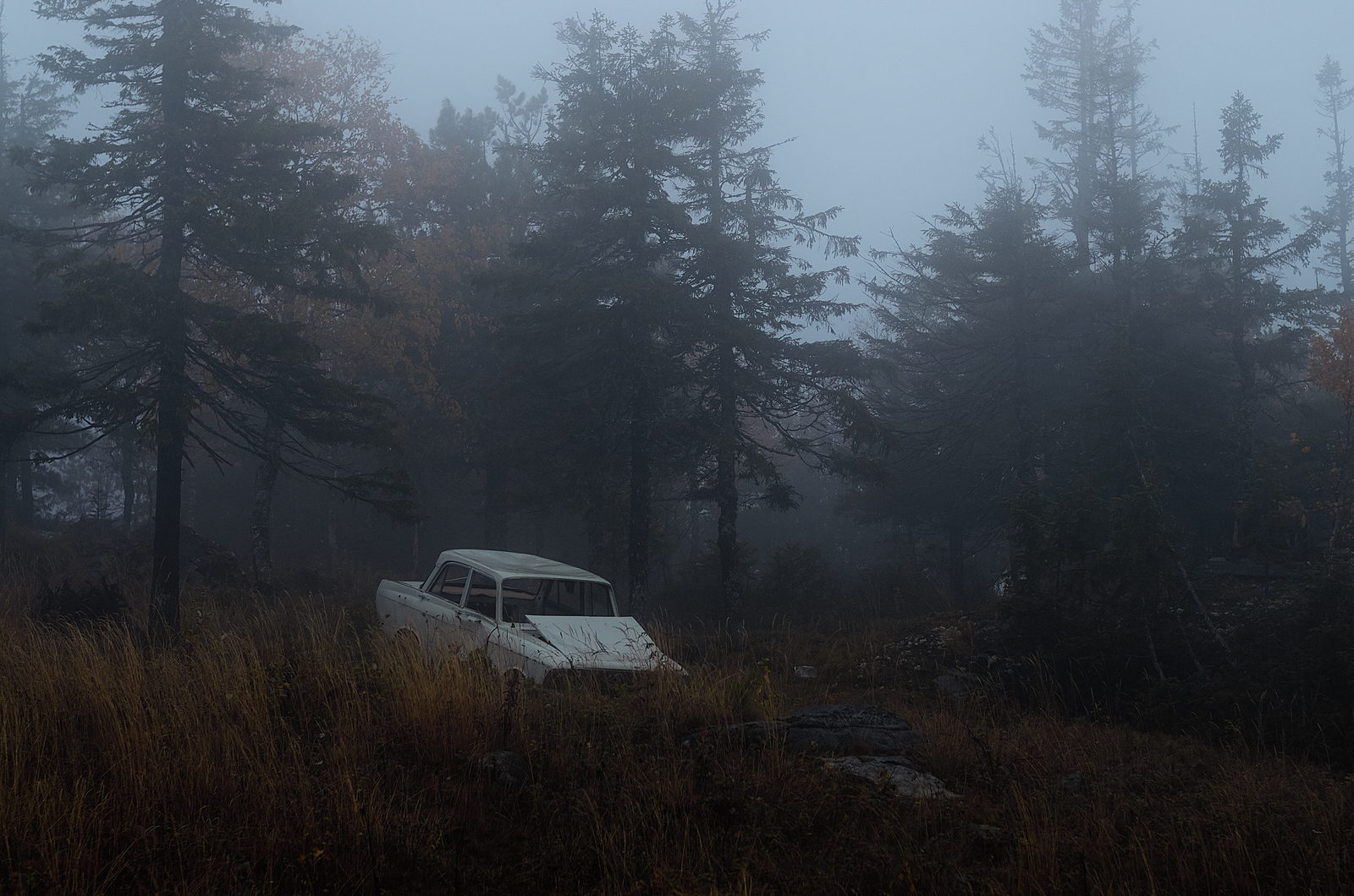 Sleepy morning. - My, Middle Ural, Kachkanar, The photo, Landscape, Autumn, Longpost