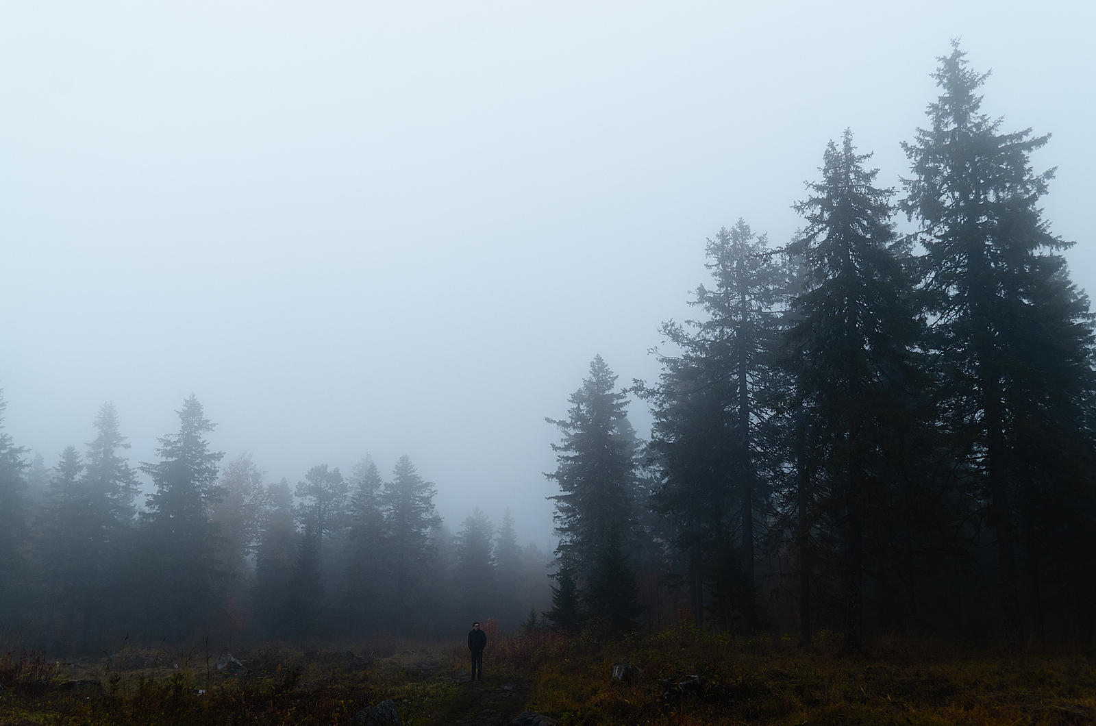 Sleepy morning. - My, Middle Ural, Kachkanar, The photo, Landscape, Autumn, Longpost