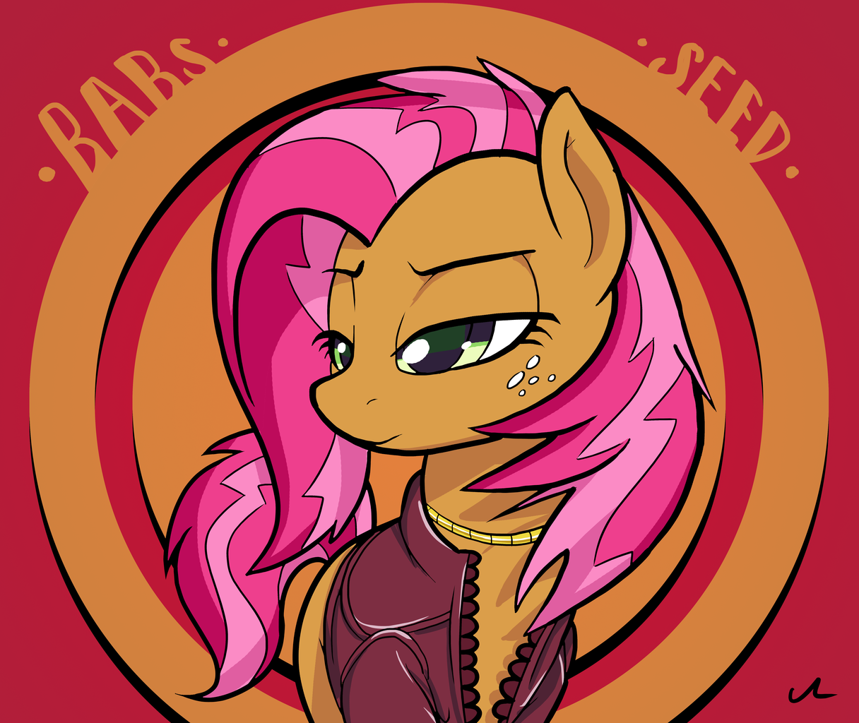 Babs In Jacket - My Little Pony, Babs Seed, PonyArt