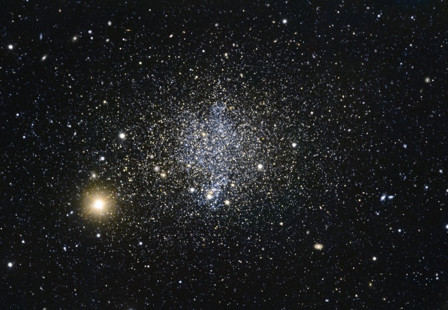 ESO telescopes photographed a dwarf galaxy in the constellation Phoenix - ESO, Space, Telescope, Dwarf, Galaxy, Constellations, Phoenix, Longpost