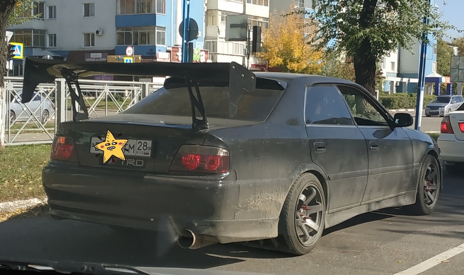 Размер (не) имеет значение... - Моё, Тюнинг, Toyota chaser, Колхоз тюнинг