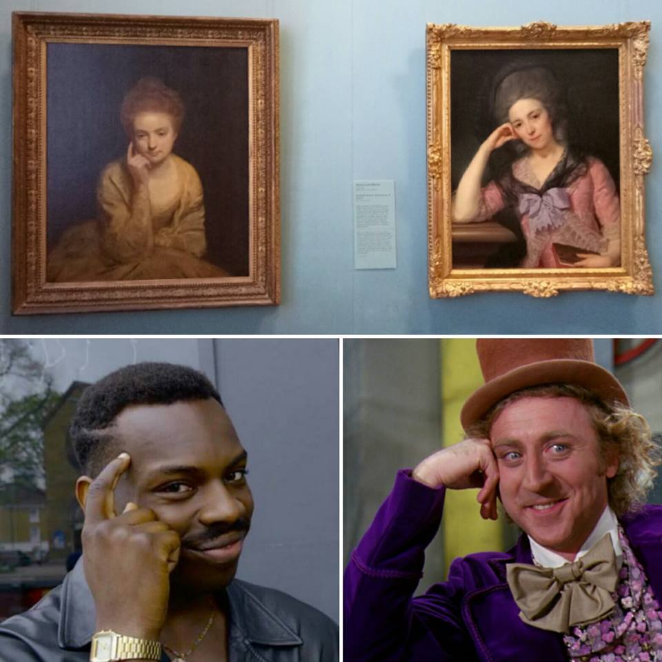 Yeah, tell me that your memes are not button accordions, but classics.. Think about it! - My, Museum, Memes, Coincidence