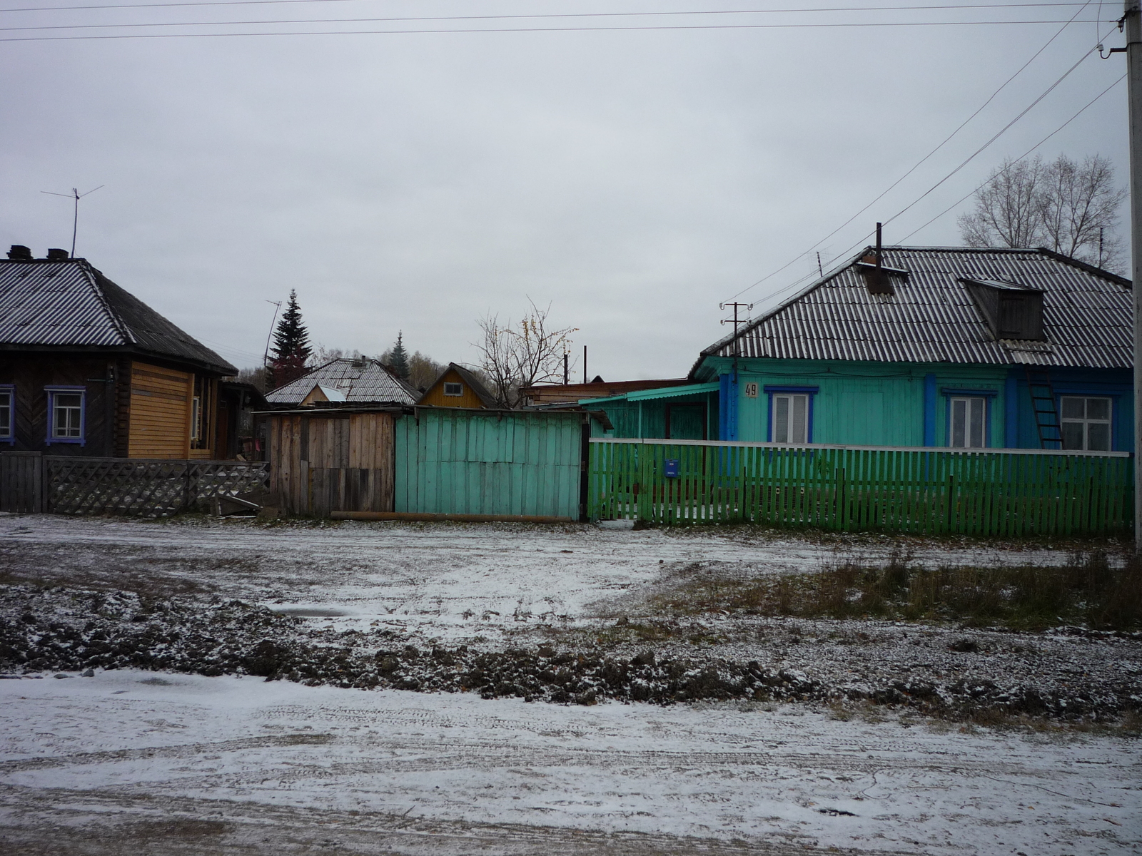 Депрессивная Сибирь... - Моё, Длиннопост, Сибирь, Поселок, Фотография, Осень