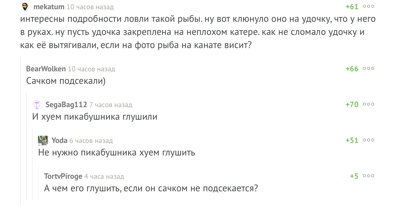 Особенности национальной рыбалки - Комментарии на Пикабу, Мат, Рыбалка