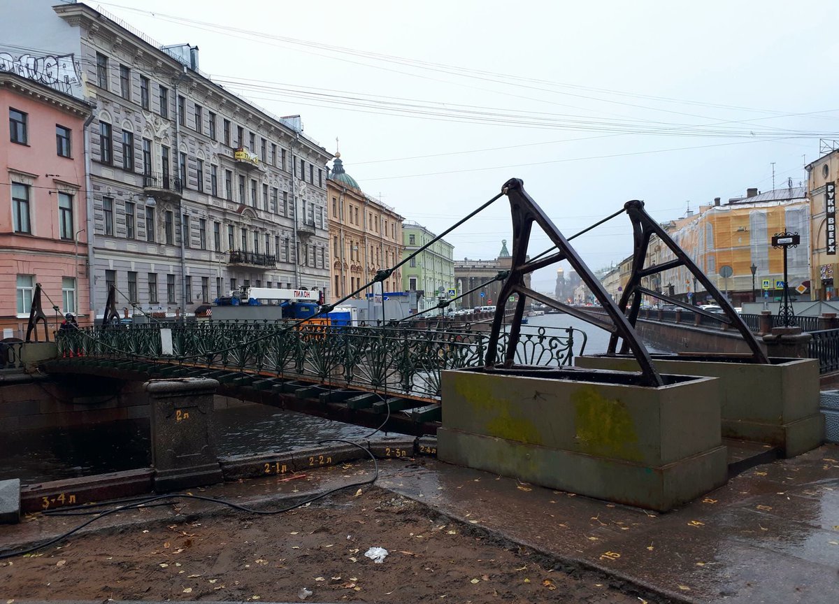 Петербургская осень. Грифоны улетели на юг) - Санкт-Петербург, Грифон, Реставрация