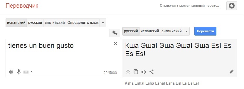 Решил проверить написаную фразу в переводчике... | Пикабу