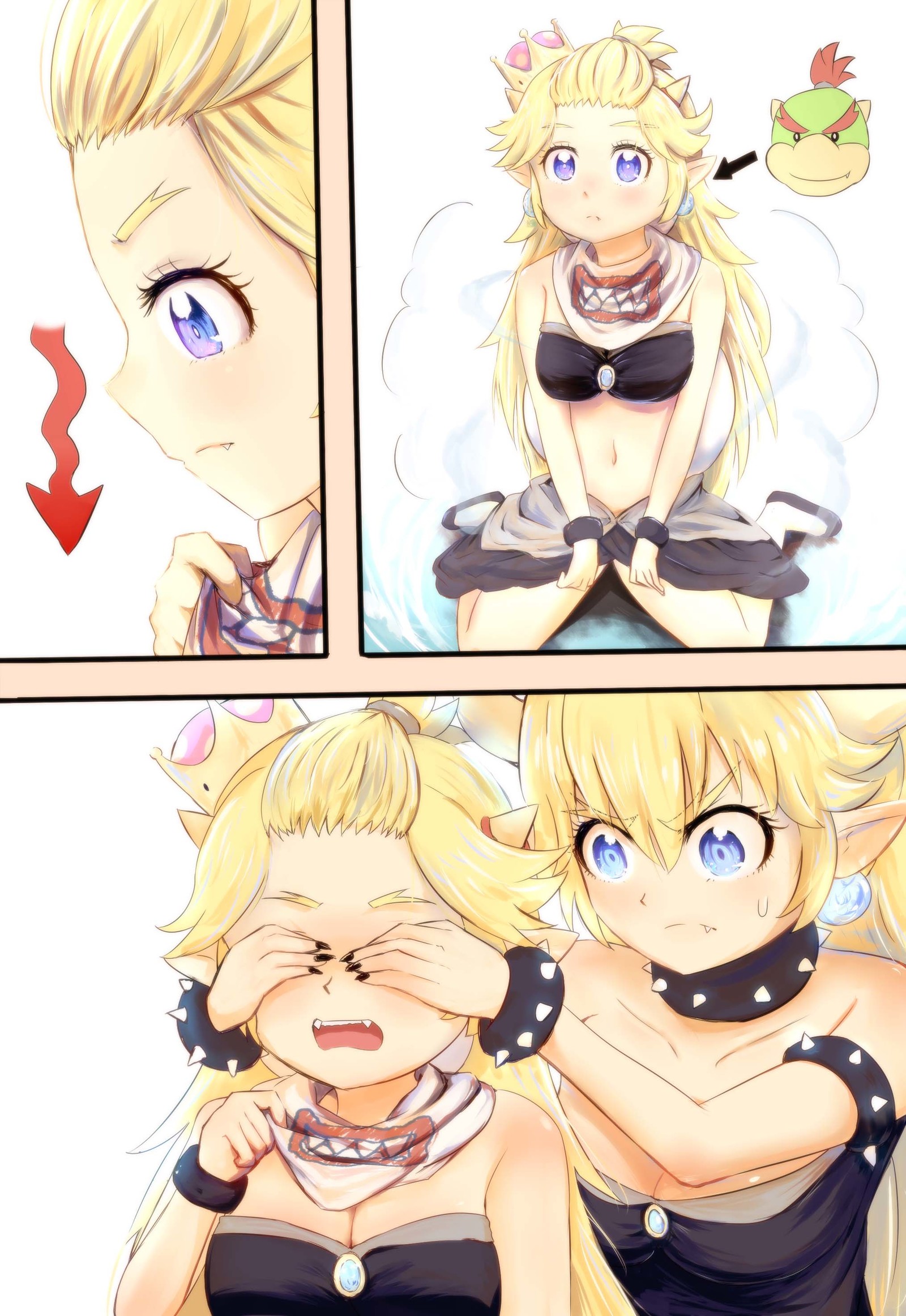 Bowsette - Mario, Princess peach, Bowsette, Bowsette Jr, Comics, Longpost