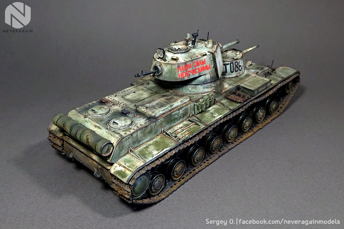 Tank SMK. - My, Stand modeling, Scale model, , Modeling, Tanks, Longpost, Tag