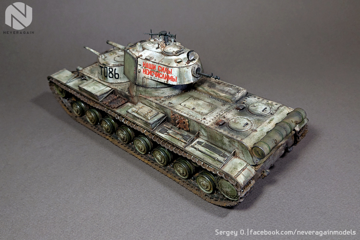 Tank SMK. - My, Stand modeling, Scale model, , Modeling, Tanks, Longpost, Tag