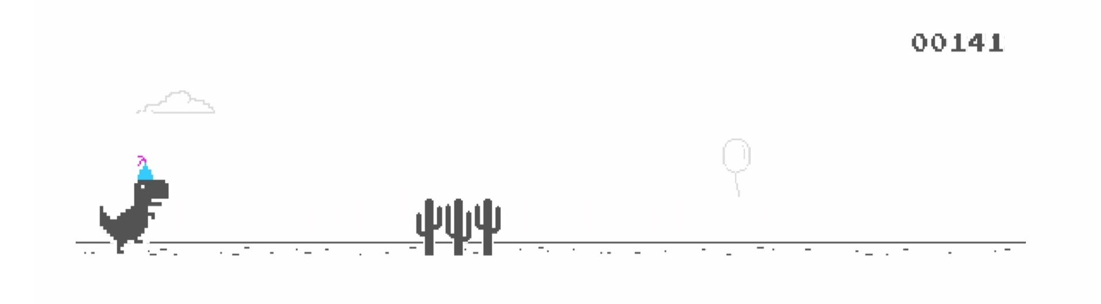 If you turn off the Internet, you can find out that the dinosaur from the Google Chrome browser has a birthday today. - Google chrome, Dinosaurs, Birthday, Chrome dino