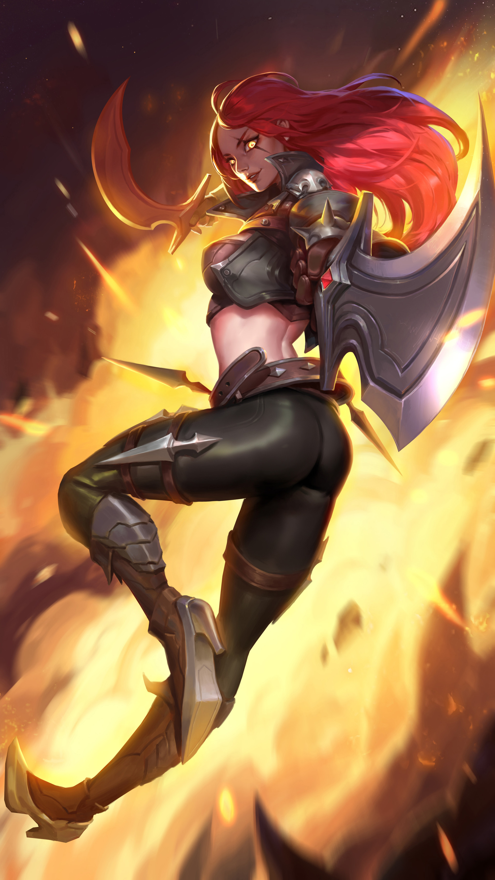 Katarina - Art, League of legends, Sun haiyang