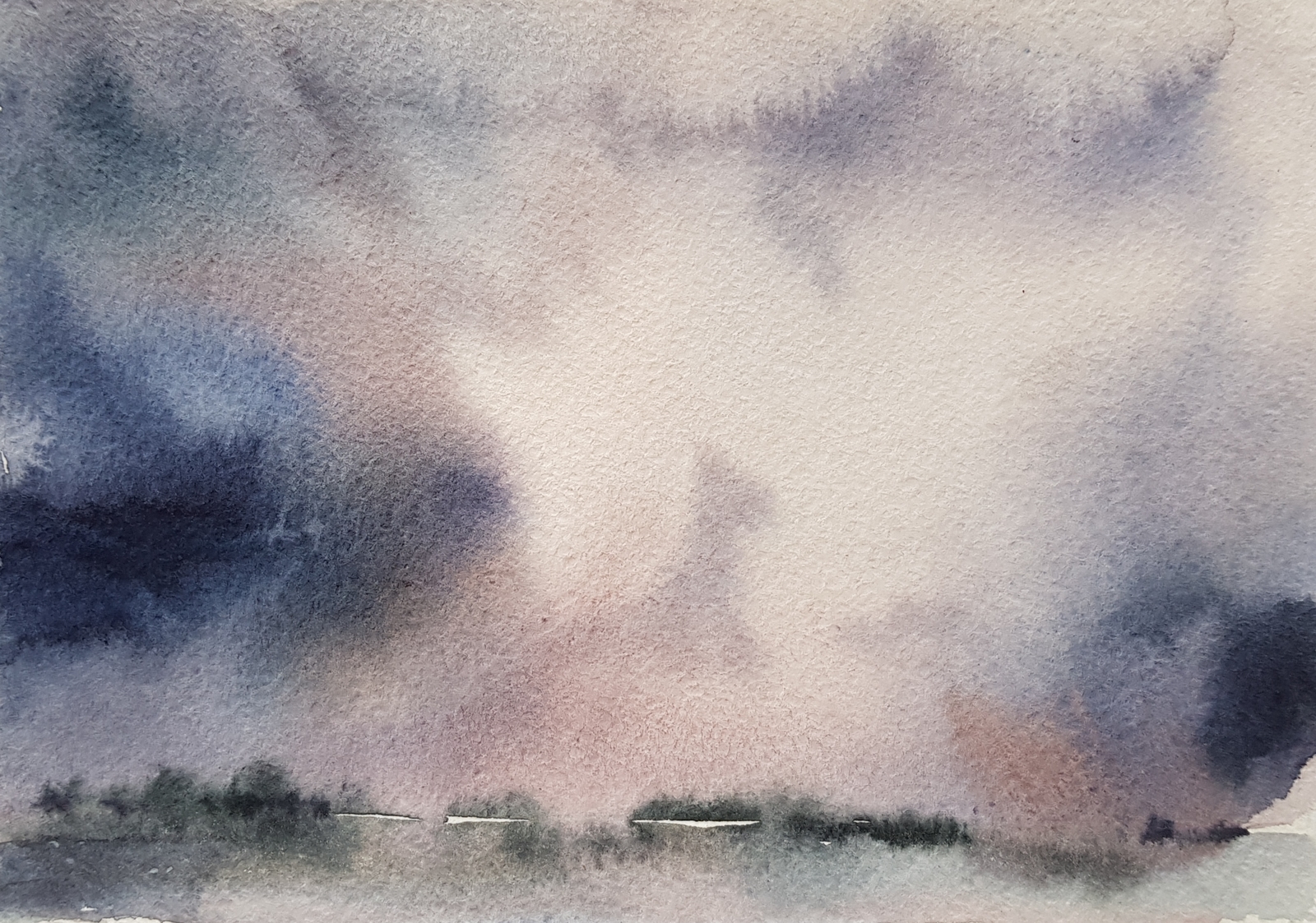 Plein air. Watercolor studies, part 2 - My, Art, Watercolor, Art, Longpost, Plein air, Drawing, Landscape