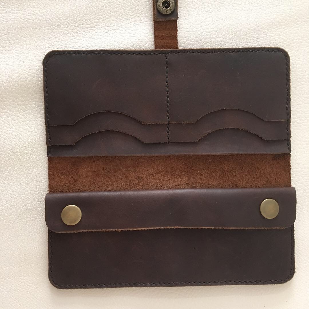 The first works of leather, handmade. - My, Natural leather, Handmade, Saddle seam, Longpost