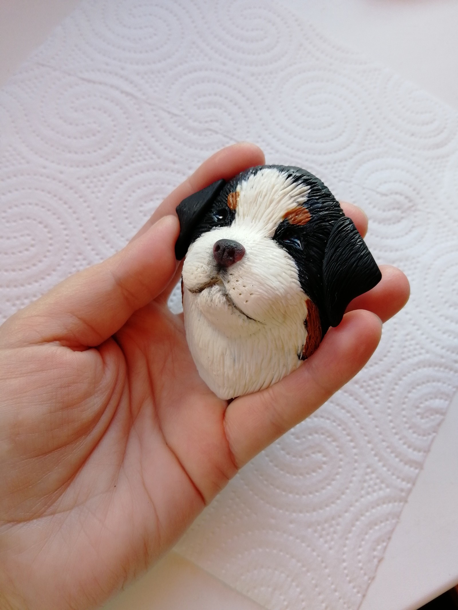 Metamorphosis - My, Dog, Creation, With your own hands, Needlework with process, Puppies, Polymer clay, Longpost