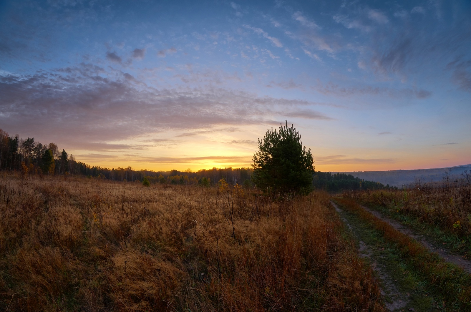 Сибирская осень - Моё, Осень, Сибирь, HDR, Природа, Длиннопост, Фишай