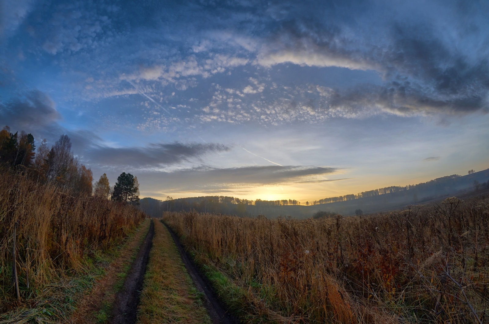 Сибирская осень - Моё, Осень, Сибирь, HDR, Природа, Длиннопост, Фишай