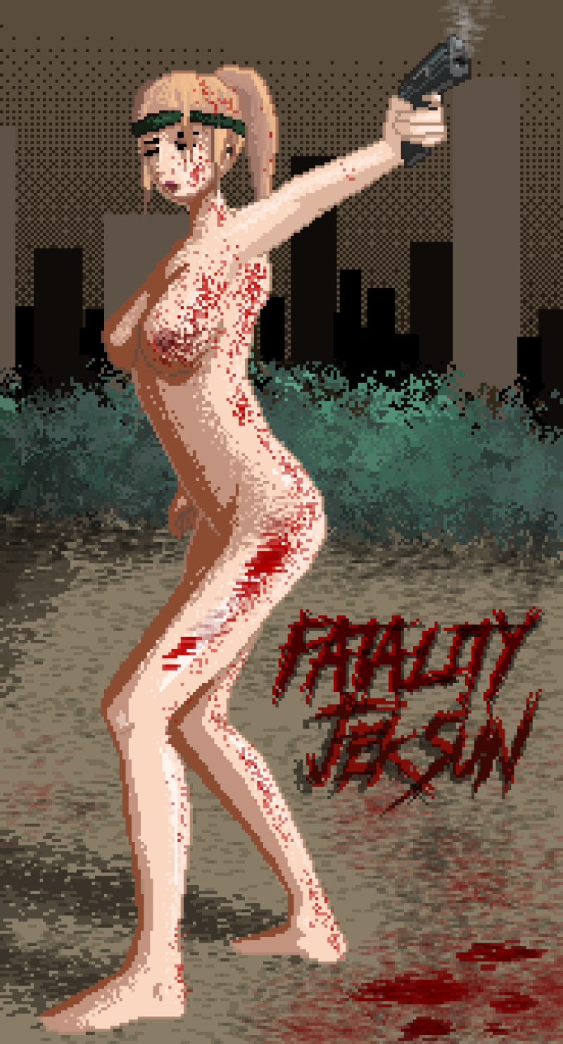 Pixel Girl #3 (MK Sonya) - NSFW, My, Pixel Art, Mortal kombat, Anime, Jeksun, Girls, Pixels, Longpost, Pixel