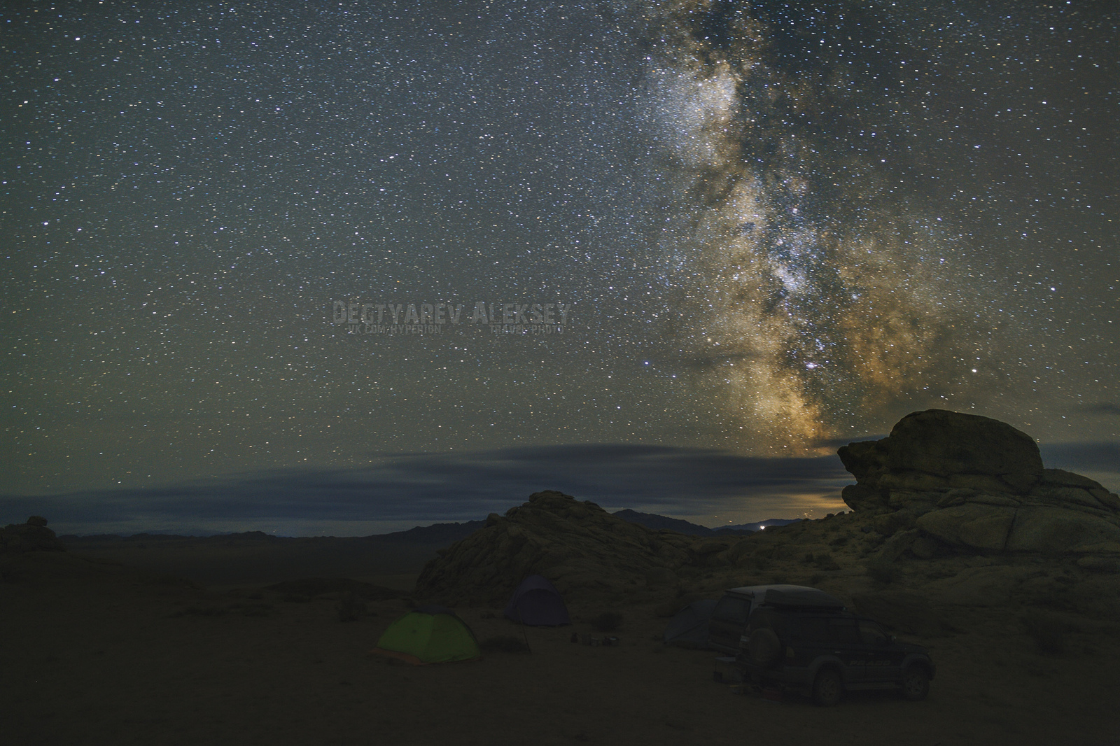 Night in Mongolia - My, Sky, Milky Way, Stars, Galaxy, Beautiful, Nature, Travels, Mongolia, Star