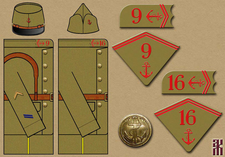 «Le Bataillon Colonial Francais de Siberie, B.C.F.S.» - French Army, Intervention, Story, Дальний Восток, Longpost, Civil War, A uniform