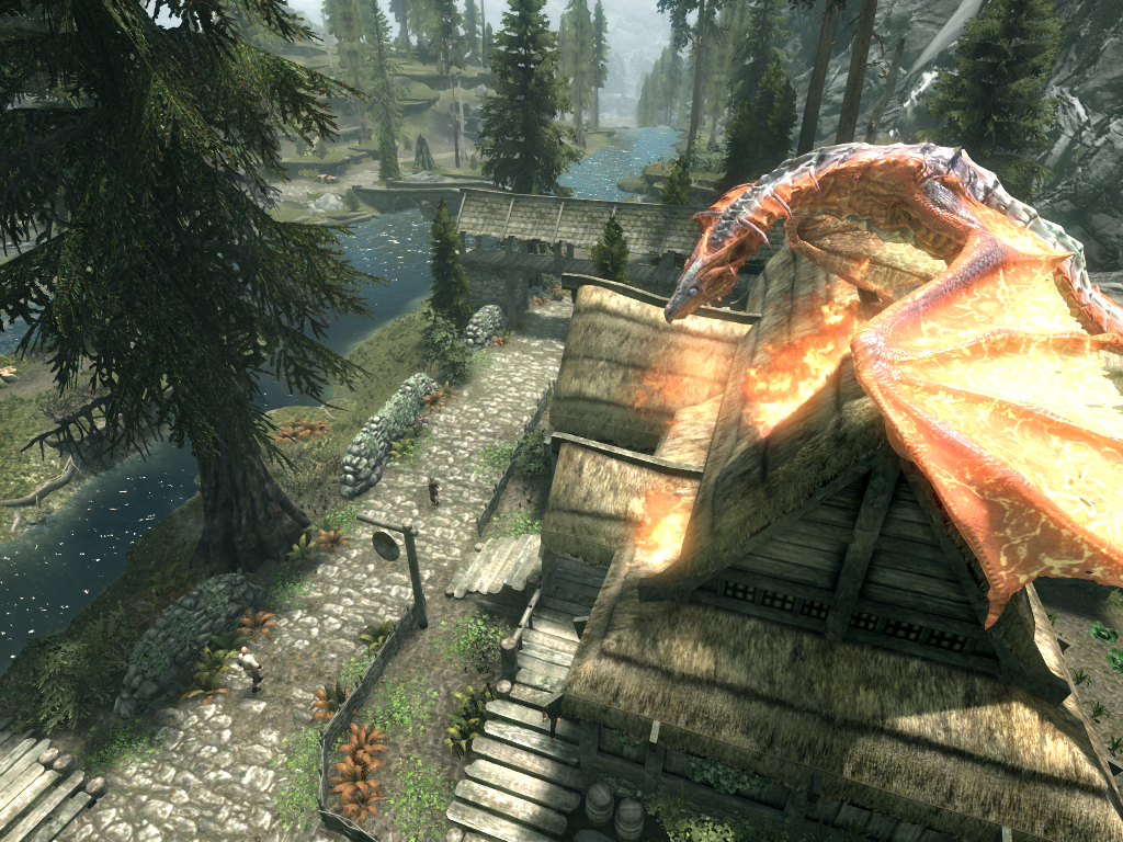 Skyrim Vol.2 - My, Skyrim, Screenshot, House, Lock, Fortress, Longpost