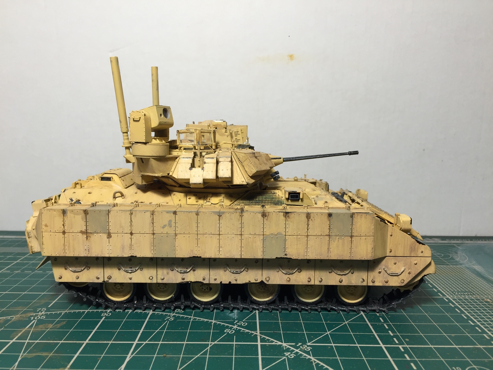 Bradley M3A3 w/busk III от Meng в 1:35 - Моё, Bradley M3A3, Моделизм, 1:35, БТТ, США, Сборка, Покраска, Meng, Длиннопост