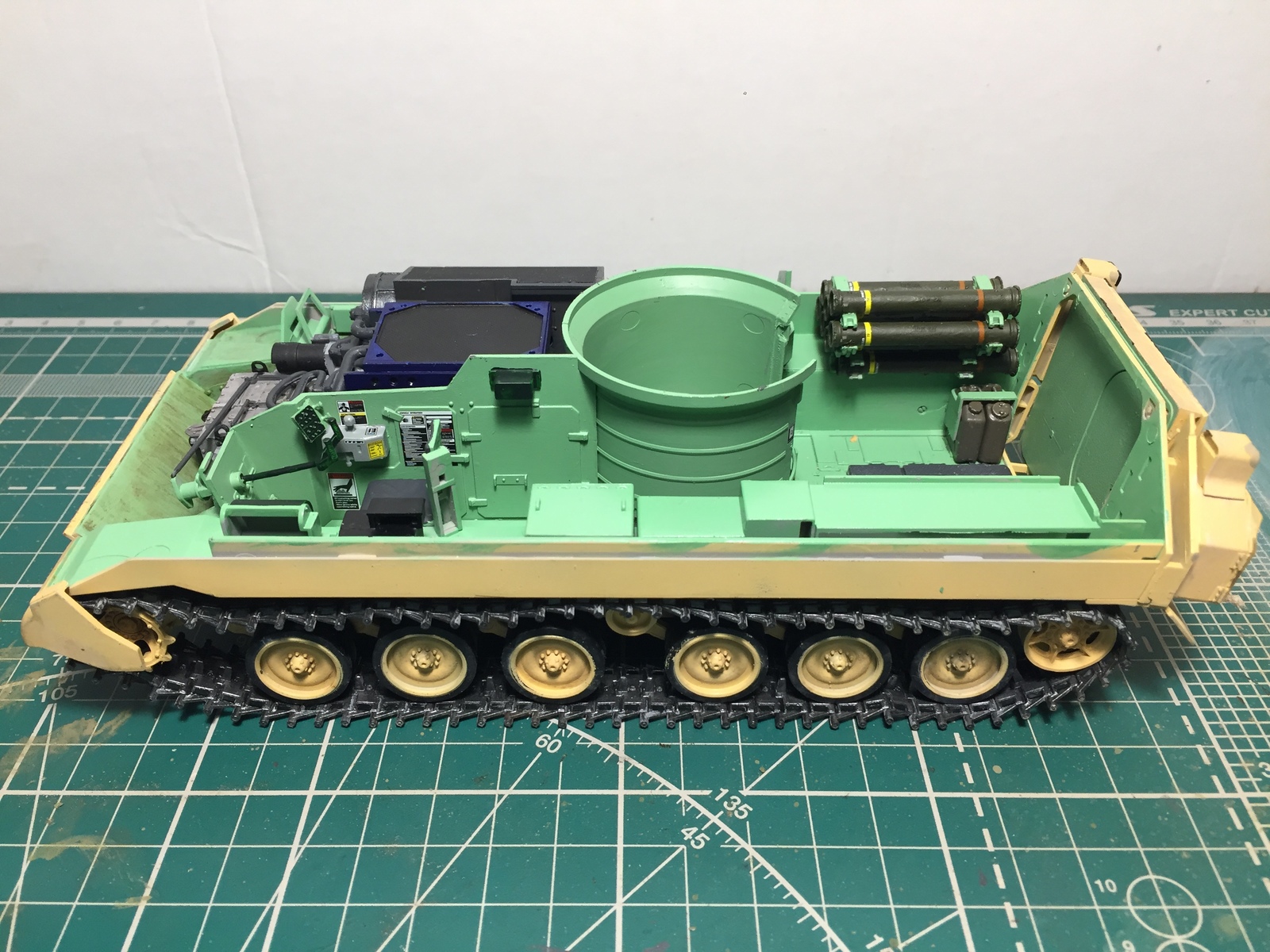 Bradley M3A3 w/busk III от Meng в 1:35 - Моё, Bradley M3A3, Моделизм, 1:35, БТТ, США, Сборка, Покраска, Meng, Длиннопост