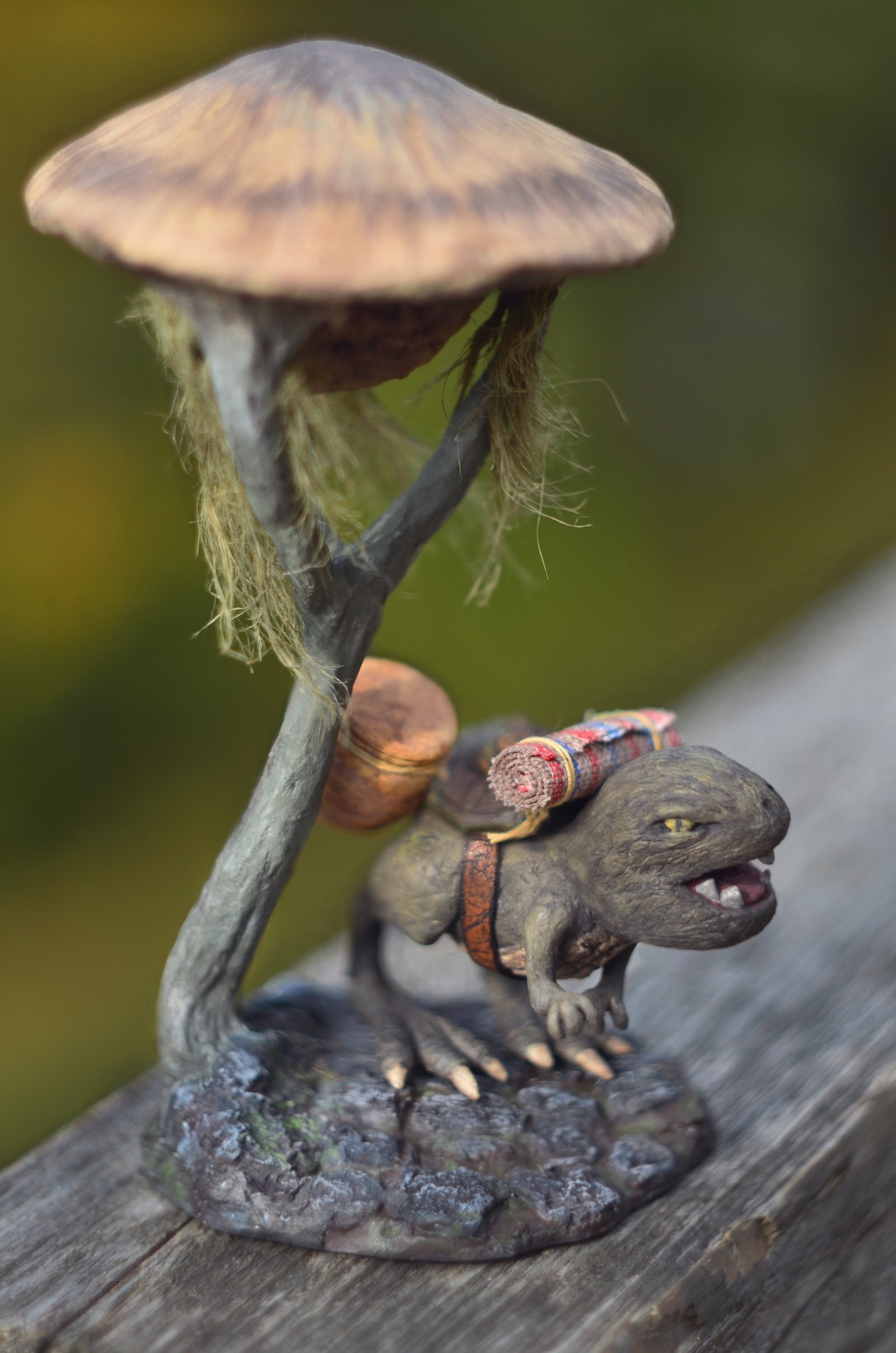 Guar. - My, Guar, Morrowind, Figurine, The Elder Scrolls III: Morrowind, Handmade, Helios44-2, Longpost, Polymer clay, Figurines, Helios44-2