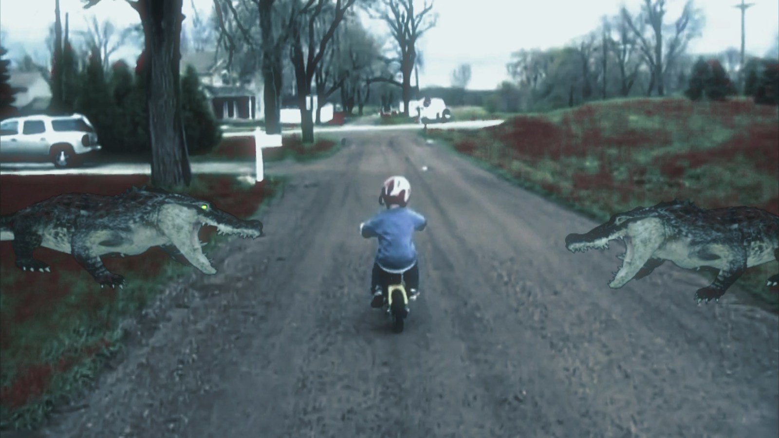 How to teach a child to ride a bike FAST? - My, A bike, Do not do like this, , Humor, Joke, Video, Sketch, Vine, 3D