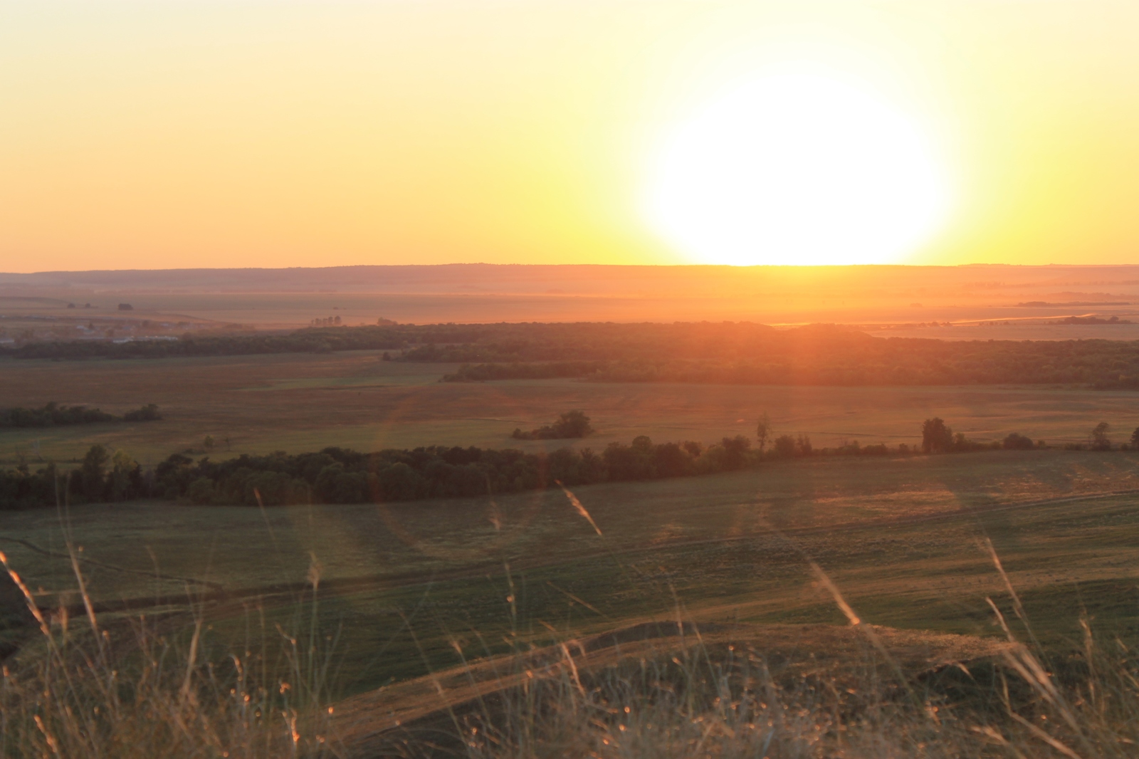 Sunset over Tatarstan - My, Sunset, Tatarstan, Autumn